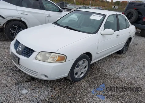2004 Nissan Sentra 1.8S z USA, uszkodzony, nr VIN 3N1CB51D74L825373